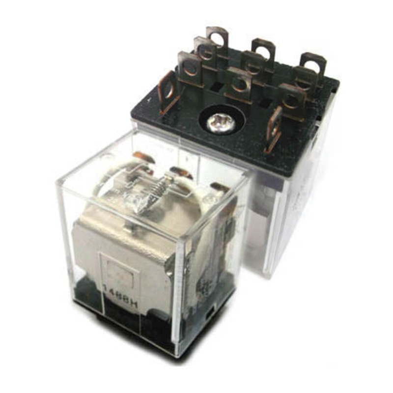 LY3-DC12 - RELAY DC 12V 3P2T 10A 11P PLUG IN 10A/110VAC/240VAC/28VDC