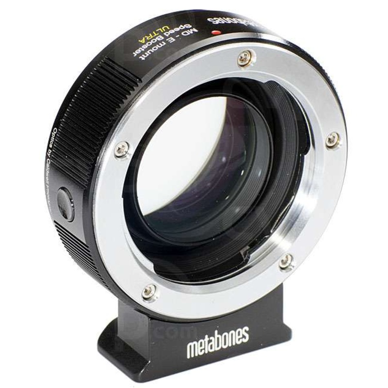 Metabones Speed Booster adaptor- Minolta MD to E-Mount ULTRA 0.71x (Black Matt) - With Tripod Foot (MB_SPMD-E-BM2)