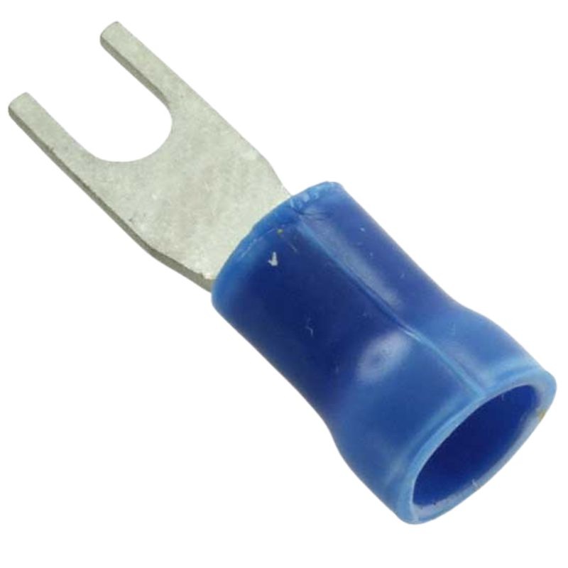 21-113 - SPADE TERM BLU #6 16-14AWG ID-3.65MM WIDTH-6MM (10 pcs/pkg)