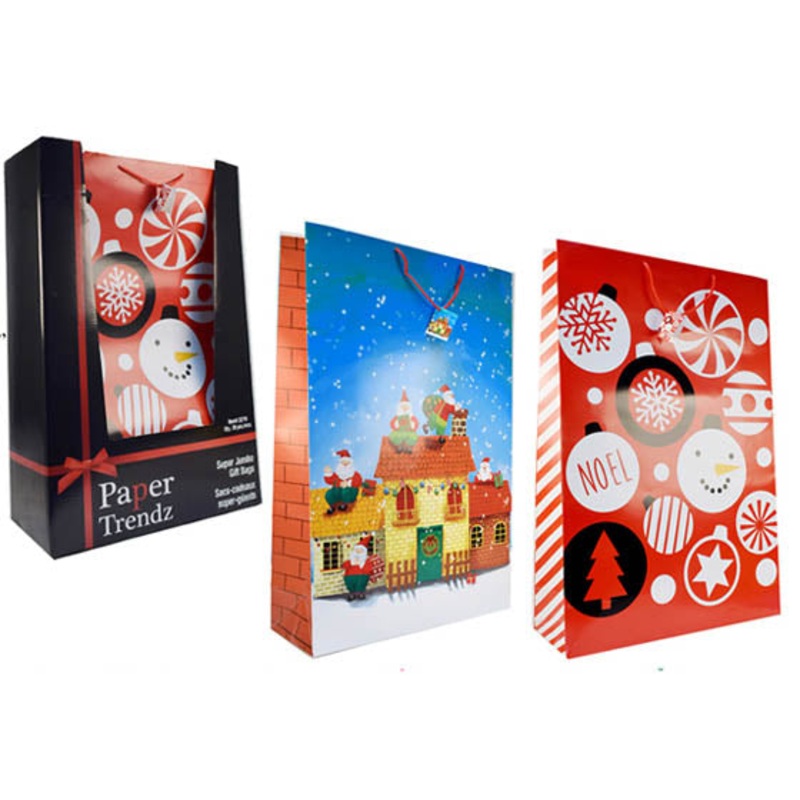 32718 - CHRISTMAS GIFT BAG 19X29IN
