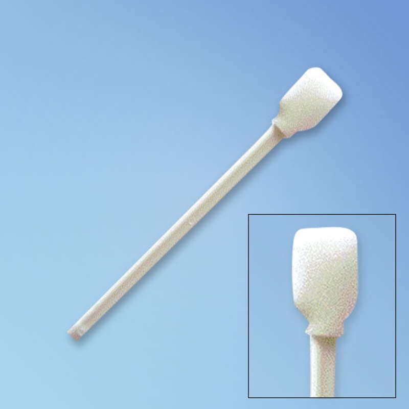 814-10 - RECTANGULAR FOAM HEAD SWABS 5IN SINGLE HEAD (10 pcs/pkg)