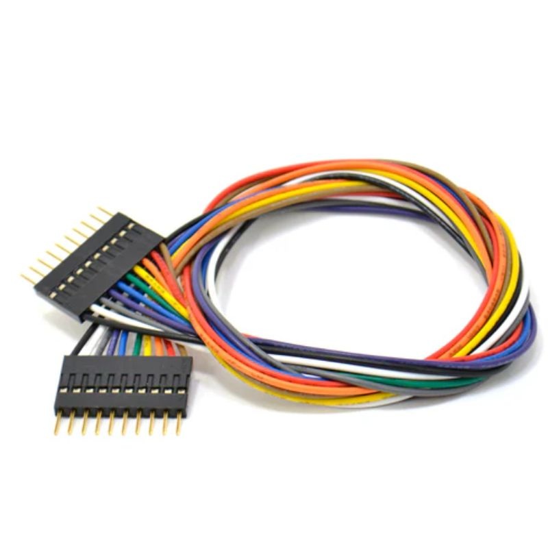 CONCG-046011 - JUMPER WIRE MALE/MALE 10PIN 16IN FLAT CABLE 1.5IN PLUG 24AWG