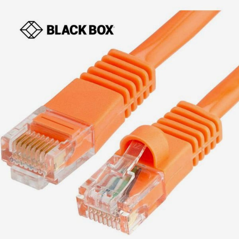 EVNSL89-0004 - PATCH CORD CAT5E ORG 4FT SNAGLESS BOOT