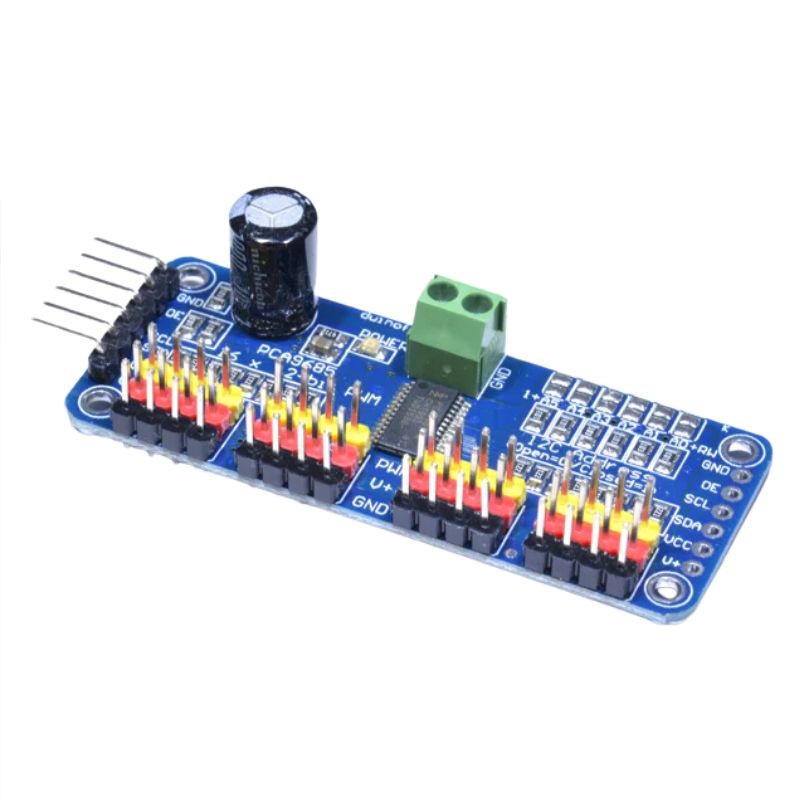 ICSPE-001622 - PCA9685 SERVO MOTOR DRIVER I2C 16 CHANNEL PWM 3.3 TO 6V