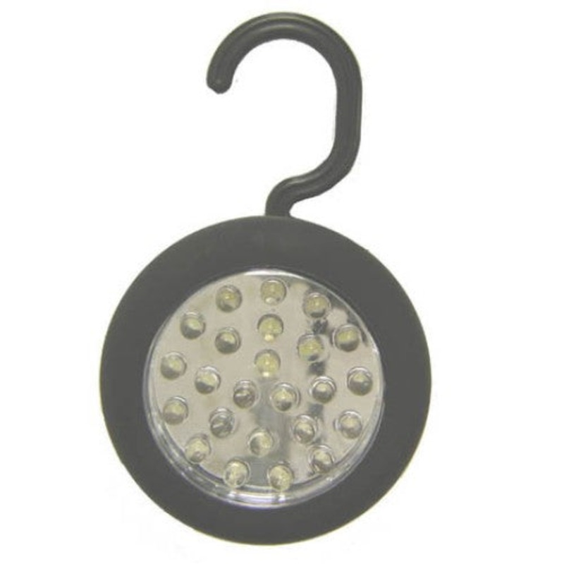 LED-24 - CABINET LIGHT 24 LED W/HOOK AND MAGNET ASSORTED COLOUR