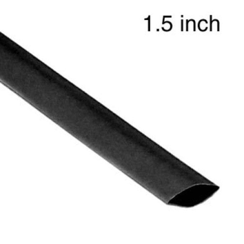MHSP-1 1/2-O-IIL-BLK - TUBING HST 1.5INX4FT SW BLK 2:1 600V 125C