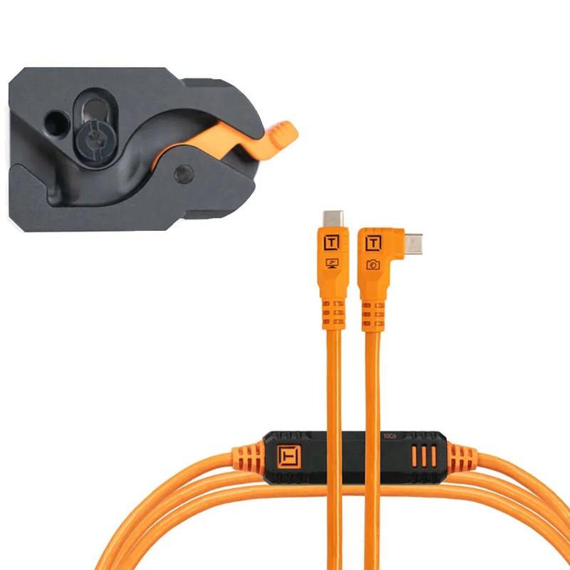 Tether Tools Leverlock Kit Tetherpro 10g 4.6m Straight to Right (Orange)