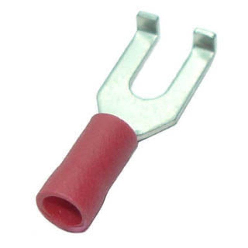 160134-1000 - SPADE FLANGE RED #6 22-18AWG ID-3.7MM WIDTH-8.5MM (1000 pcs/pkg)