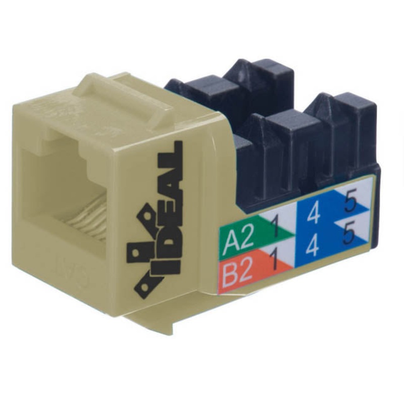 89-750IV - KEYSTONE JACK CAT5E IVORY 110