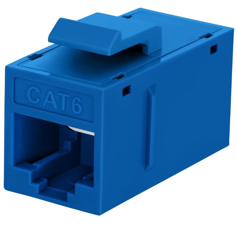 CB-9016BL - KEYSTONE COUPLER CAT6 BLU JK-JK