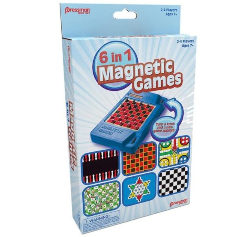 2261D - MAGNETIC GAMES 6-IN-1