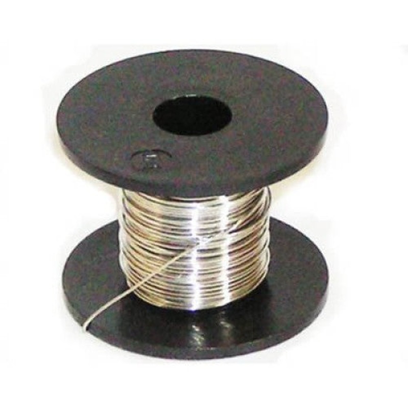 22BNC-25FT - NICHROME WIRE 22AWG 0.67MM 25FT 1.05R/FT 60% NI 16% CR 24% FE