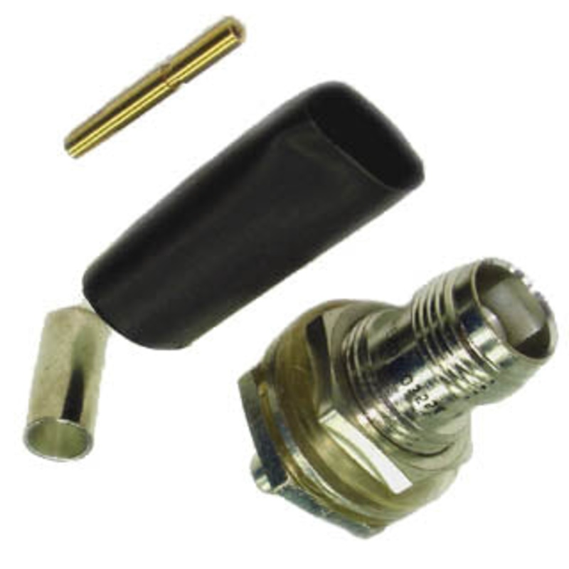 456-102 - TNC JACK CRIMP RG58 BULKHEAD