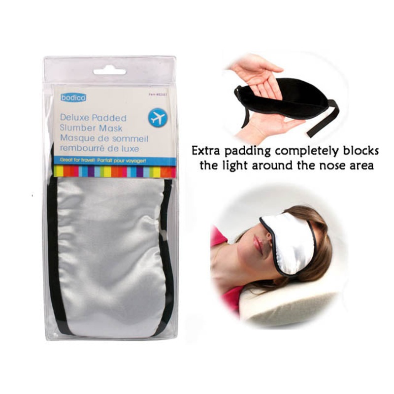 82481 - EYE MASK PADDED PVC BAG WITH INSERT CARD