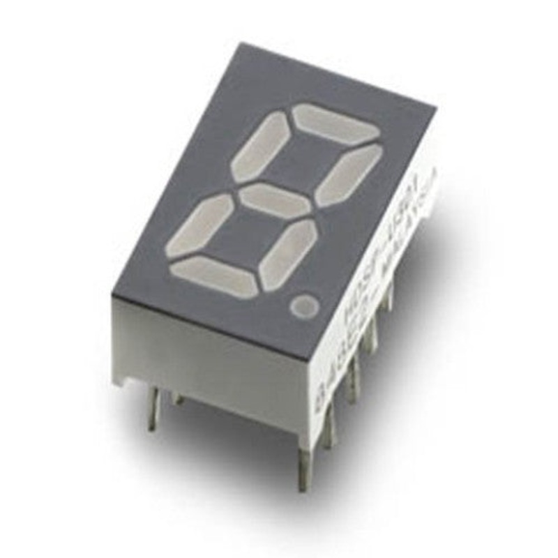 HDSP-7303 - DISPLAY 7SEG 1CH RED CC 7.6MM 1.6V 20MA