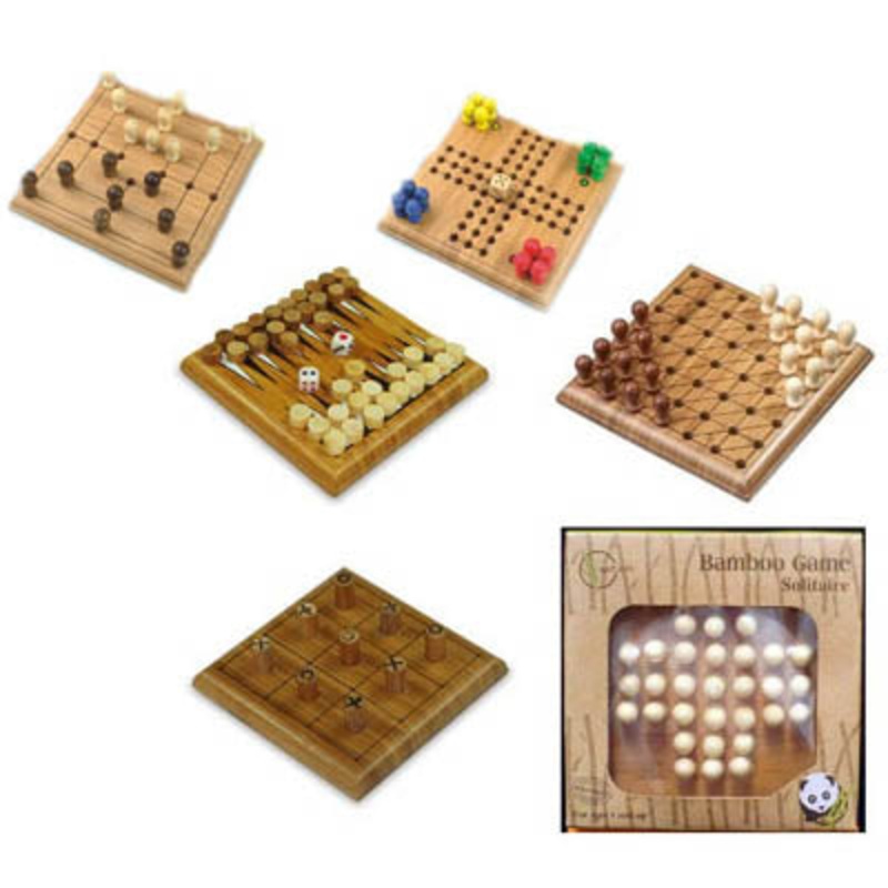 MT6943 - POCKET BAMBOO GAME SET 6 GAMES ASSORTMENT