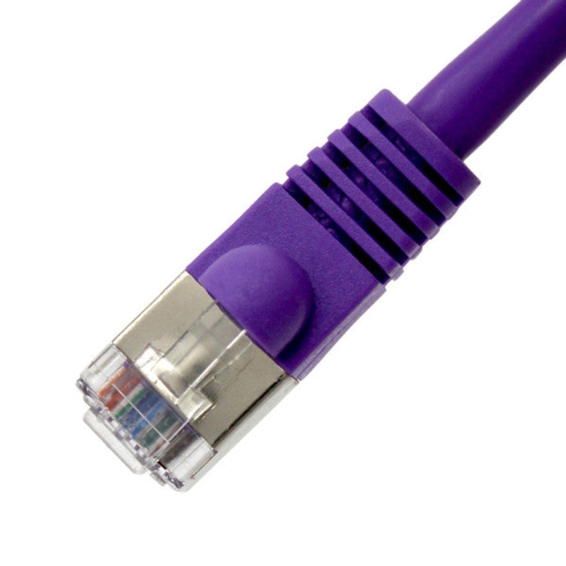 PC-6001P - PATCH CORD CAT6 PURPLE 1FT snagless boot