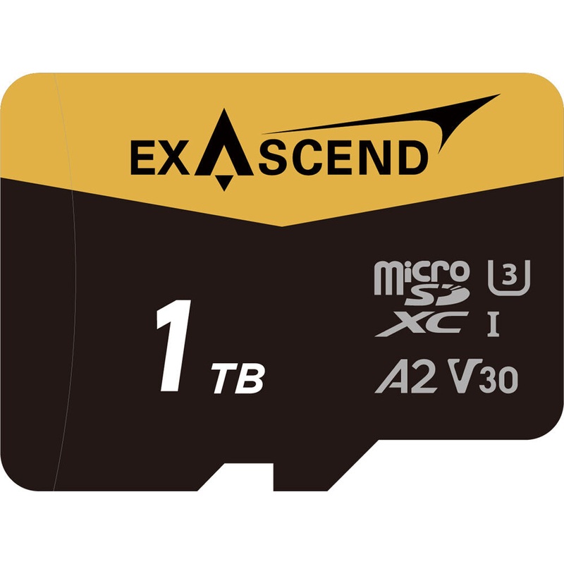 Exascend 1TB Catalyst microSDXC 150MB/s UHS-I Memory Card with Adapter - V30