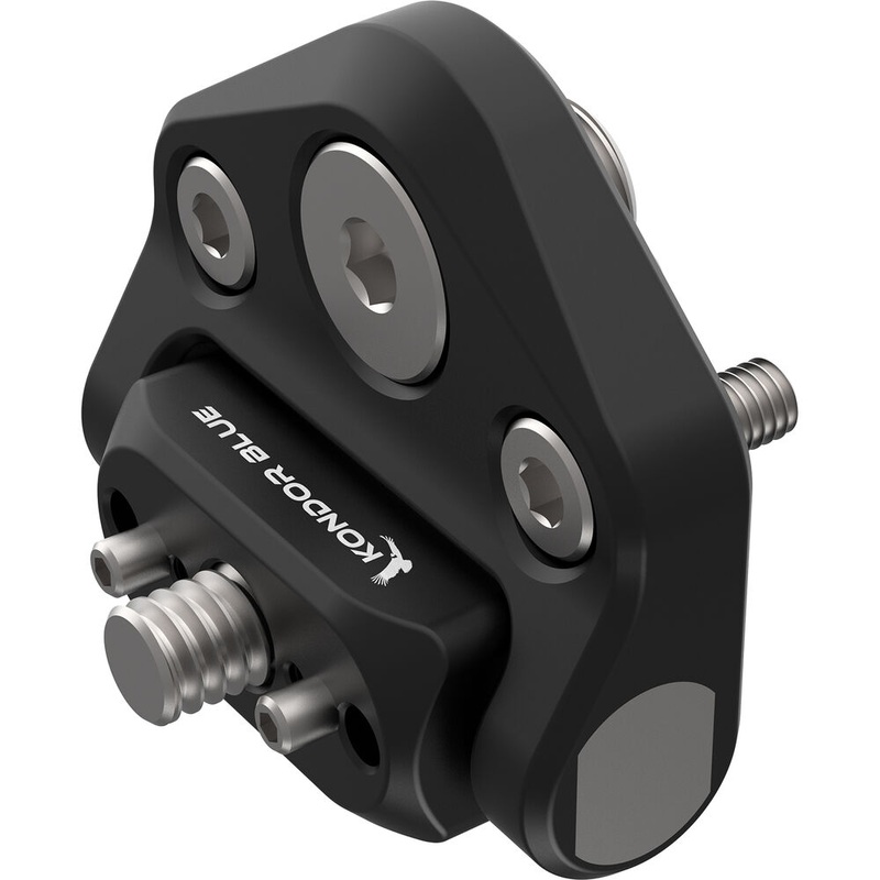 Kondor Blue Mini Pivot L Mount Bracket Raven Black