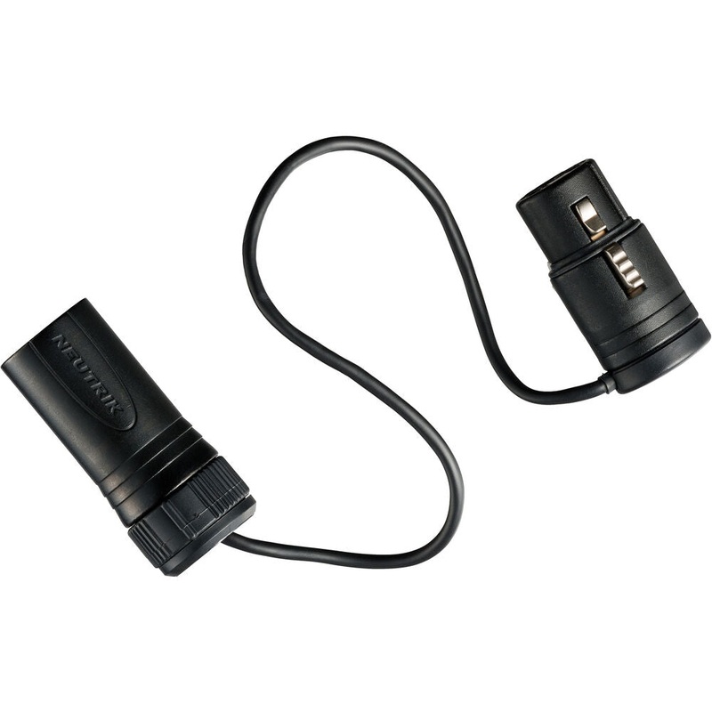 Rycote Nano Shield XLR-3F to XLR-3M Cable with 80 Hz Filter 21.8cm