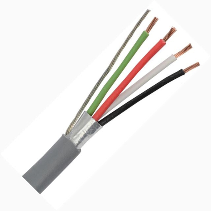 T5552-30-30 - CABLE 4C 18AWG STR SHLD 300METER FT4 600V 105C GREY