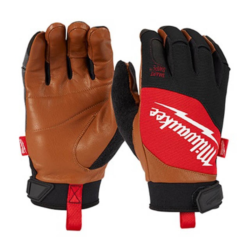 48-73-0022 - GLOVES LEATHER LARGE SOFT TOP GRAIN DURABLE PALM LIGHTWEIGHT
