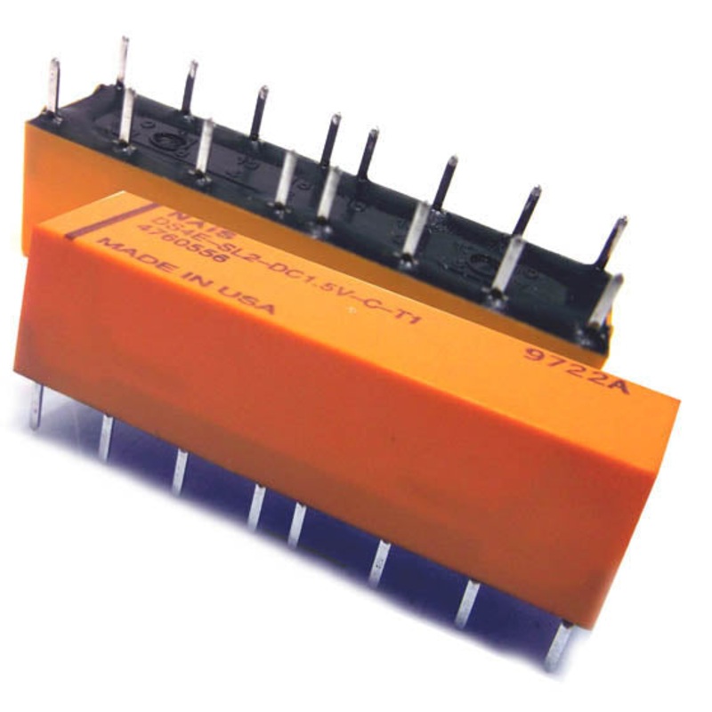 DS4E-SL2-DC1.5V-C-T1 - RELAY DC LATCH 1.5V 4P2T 16P PCMT 2A/250VAC