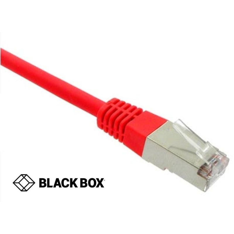 EVNSL0172RD-0007 - PATCH CORD CAT5E RED 7FT SHIELD BOOT