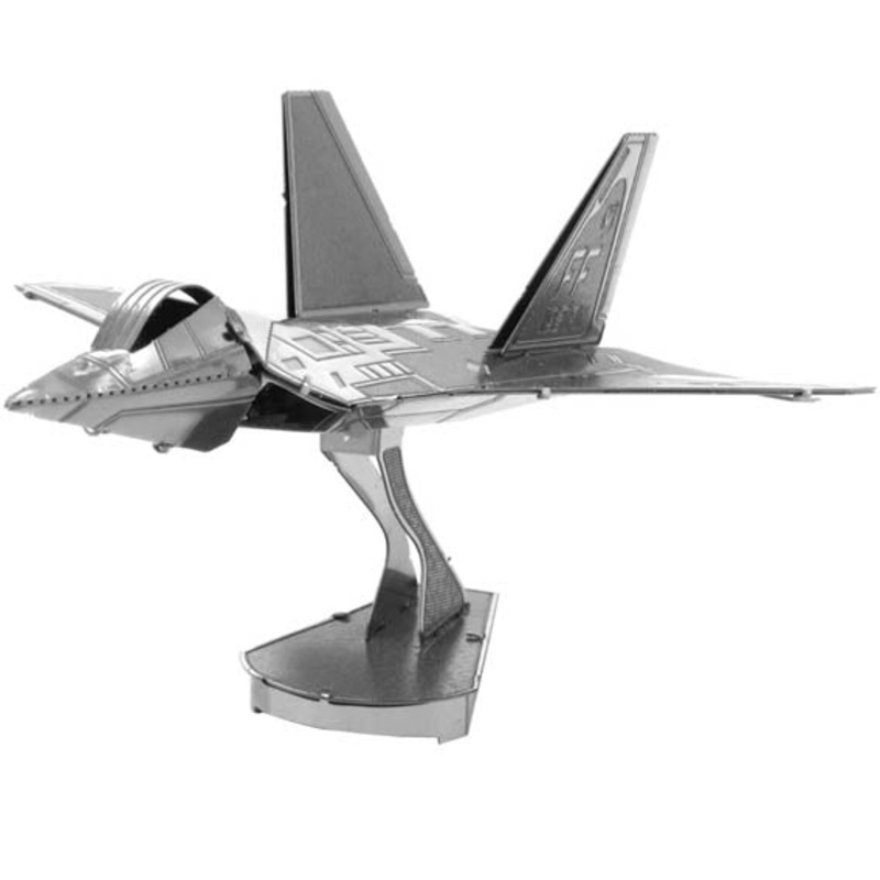 MMS050 - F-22 RAPTOR METAL EARTH 3D LASER CUT MODEL