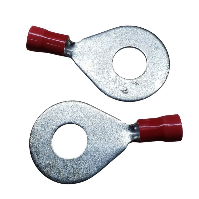 PV0812R - RING TERM RED 1/2IN 8AWG ID-13.2MM OD-31.8MM (2 pcs/pkg)