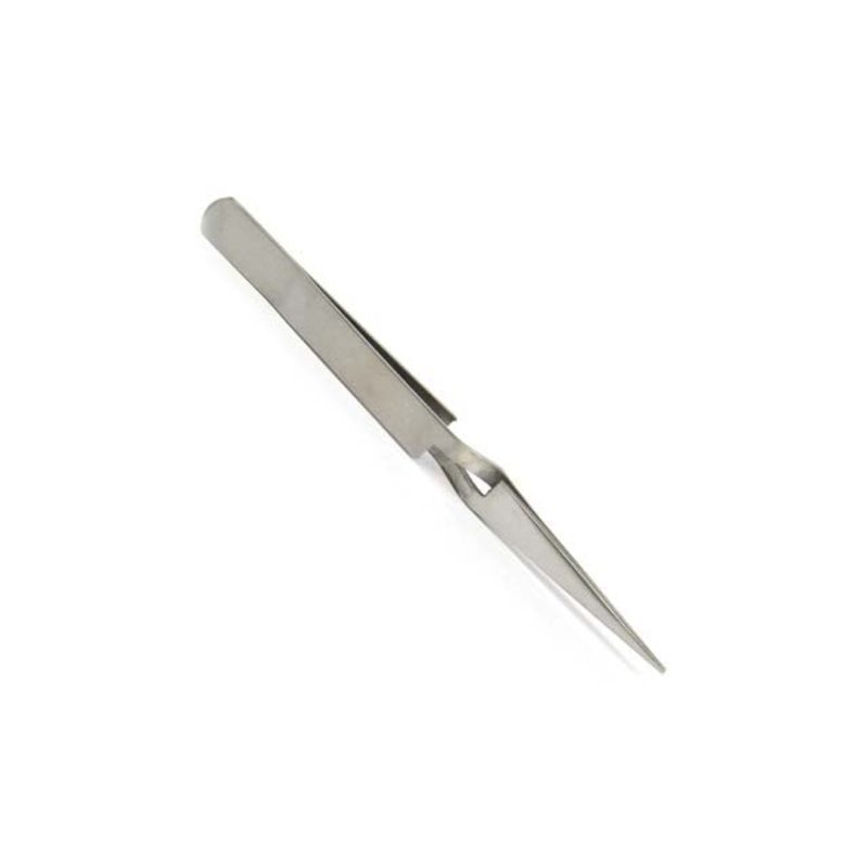 TOOTW-000012 - TWEEZER METAL 4.5IN CROSSOVER STRAIGHT POINTED TIP