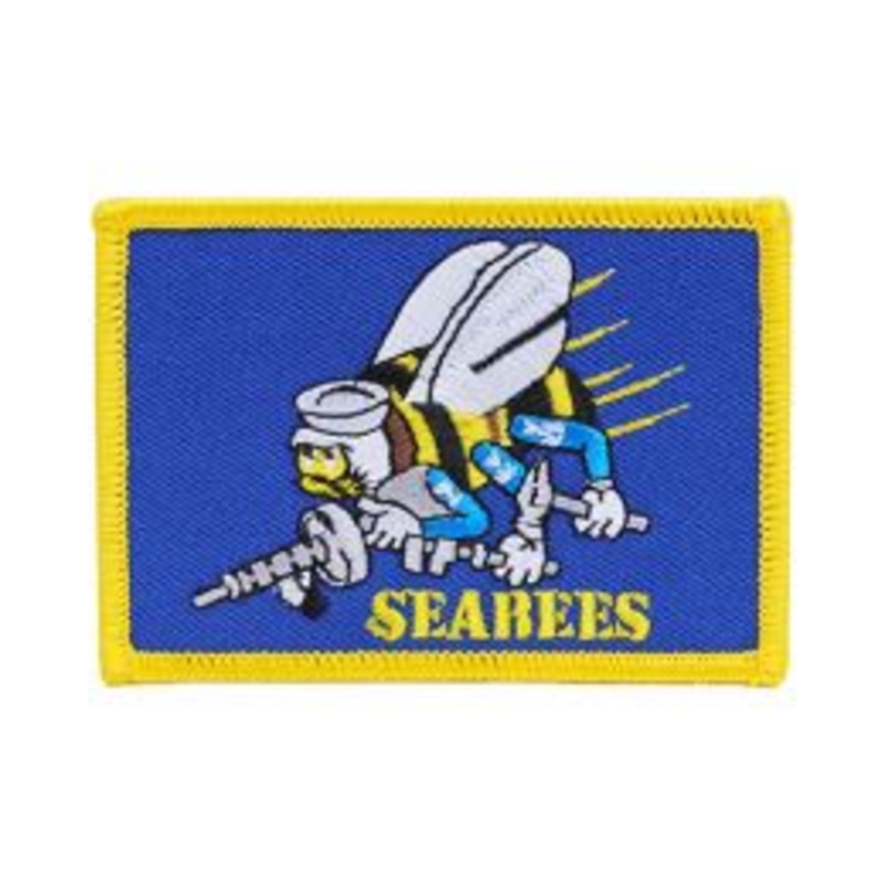 USN Seabees Flag Patch
