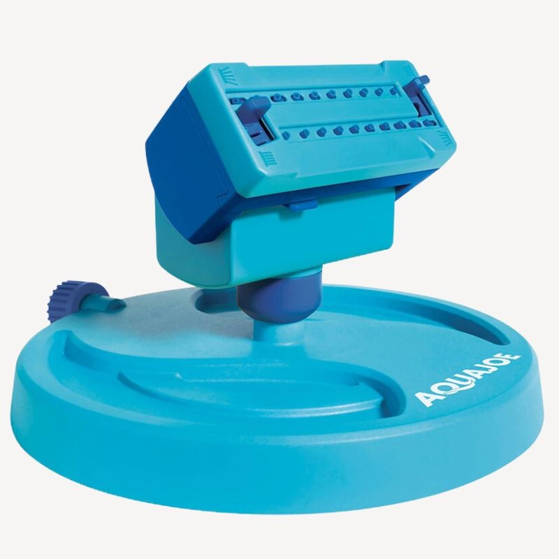 AJ-OSPR20 - SPRINKLER OSCILLATING ON SLED BASE BLUE