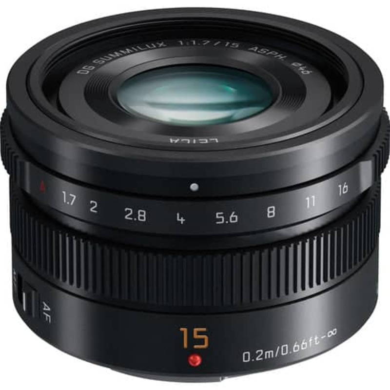 Lumix G Leica 15m F1.7 Summilux Lens