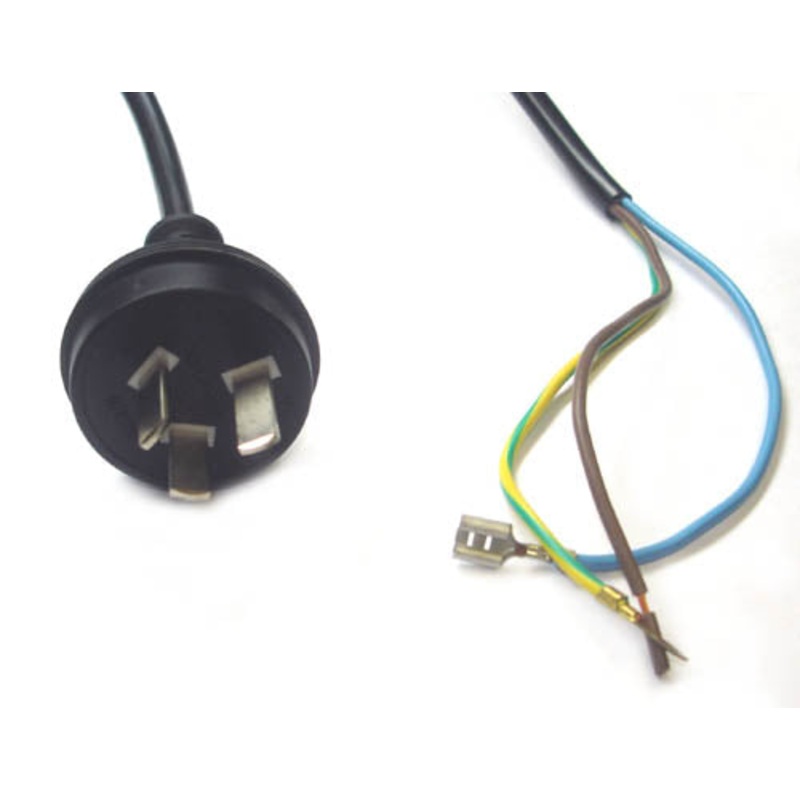 PYQE-1161 - LINE CORD 3/18 7FT AUSTRALIAN PL 10A@250V PLUG 10-20P