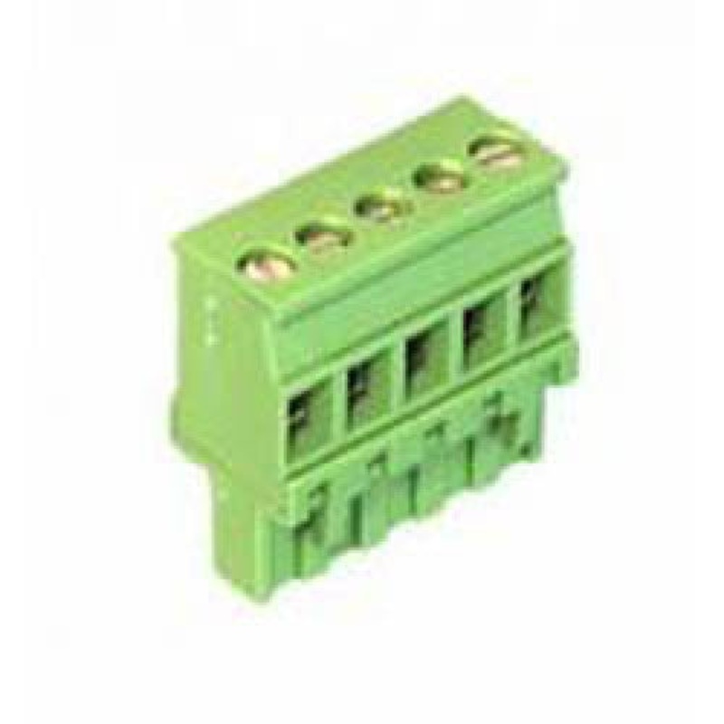 13-2505 - TERM BLOCK 5P FEM PLUG 5.08MM 22-12AWG 15A/3V 12MM WIDE