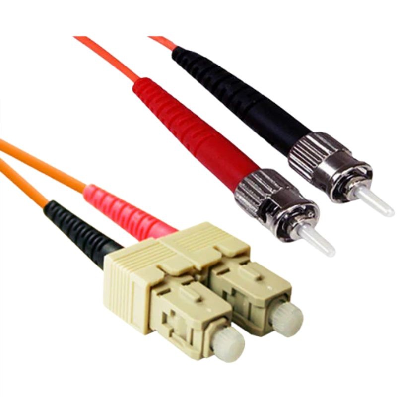FO-CT015 - FIBER OPTIC PATCH CORD SC-ST 15M DUPLEX MM 62.5/125UM OFNR ORG