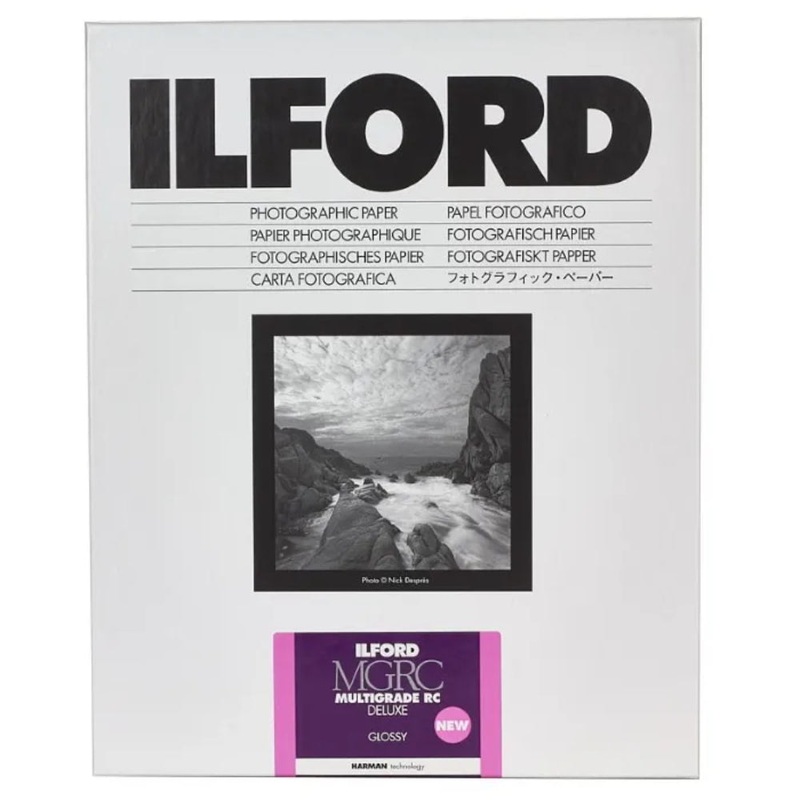 Ilford Multigrade Deluxe Gloss A6 100 Sheets Darkroom Paper