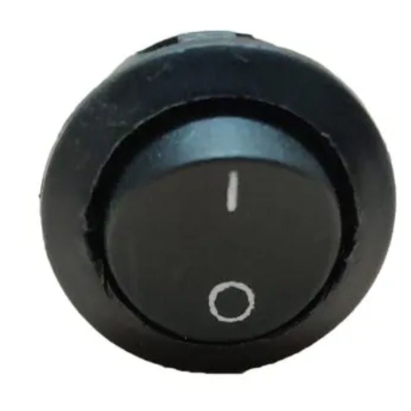 SWROC-011014 - ROCKER SWITCH 1P1T 6A ON-OFF QT 125VAC 14MM ROUND BLK