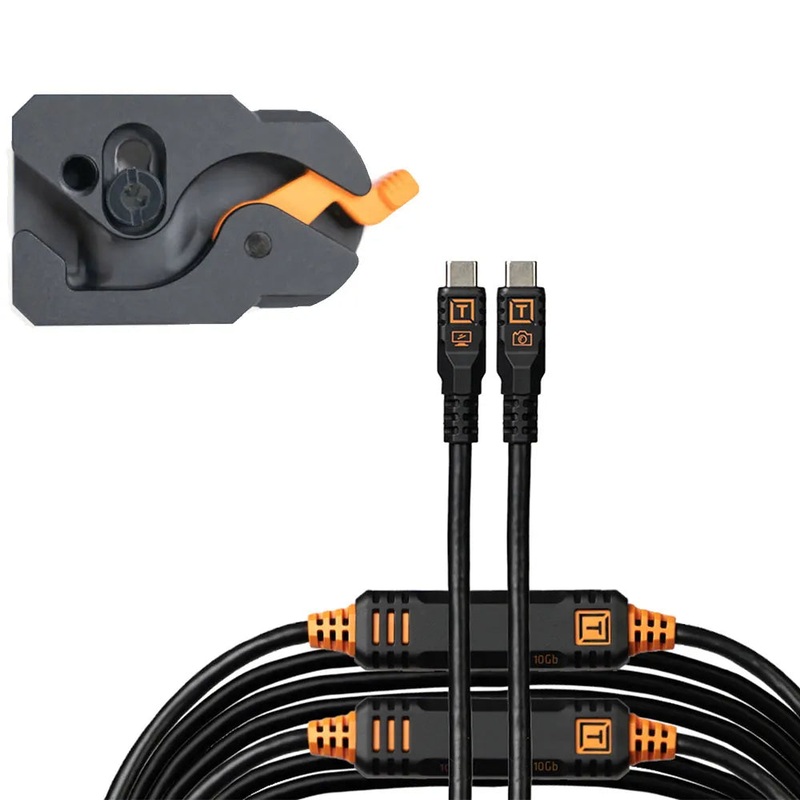 Tether Tools Leverlock Kit Tetherpro 10g 9.2m Straight to Straight (Black)
