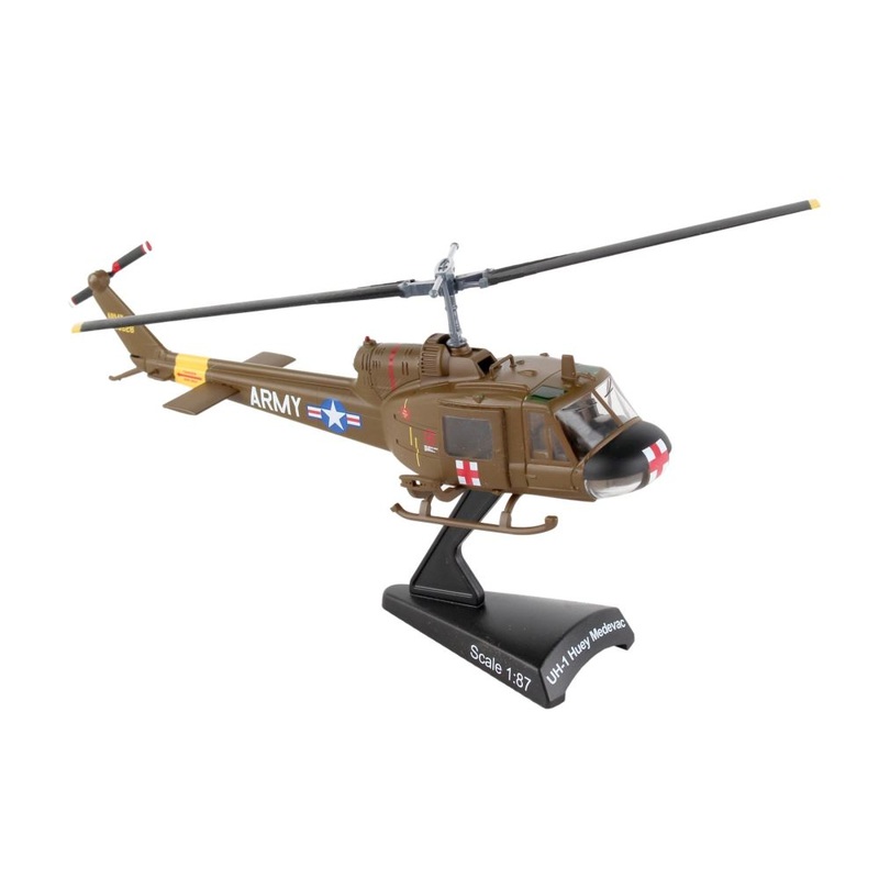 UH-1 Huey Medevac Die Cast 1/87