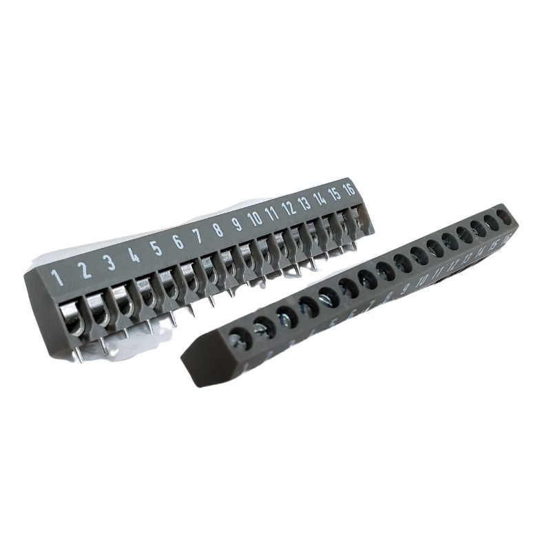 25.100.1653.0 - TERM BLOCK 16P PCST 5MM GREY