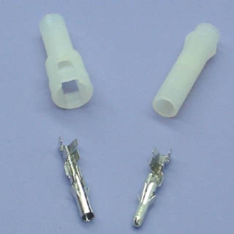 61-501 - MOLEX KIT 1POS 1SET .093IN PLUG AND RECEPT. W/PINS 12A@250V
