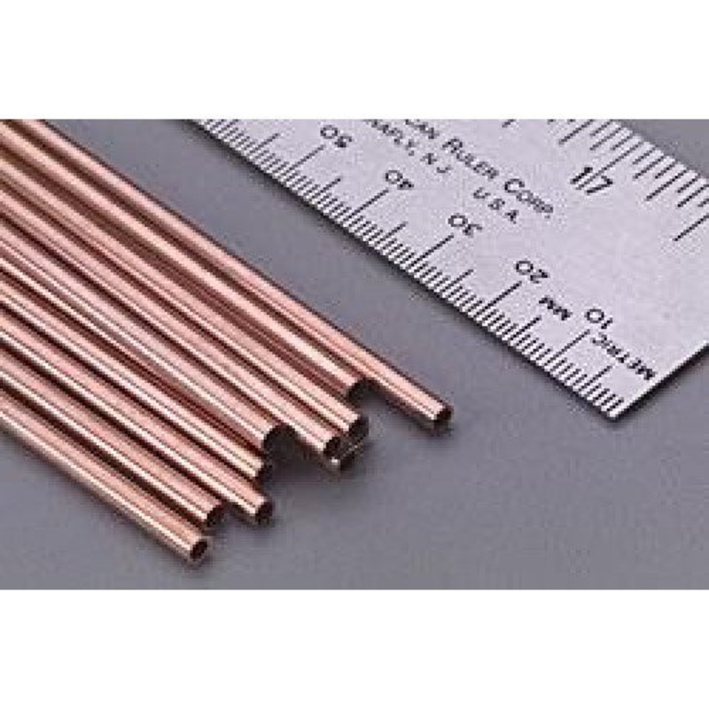 8119 - ROUND COPPER TUBE DIAMETER:5/32 LENGTH:12IN
