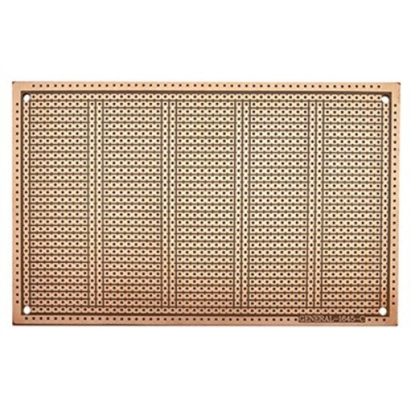 881-420405A - PCB ETCHED SS 3.5X5IN 8CONNECTED COPPER PHENOLIC