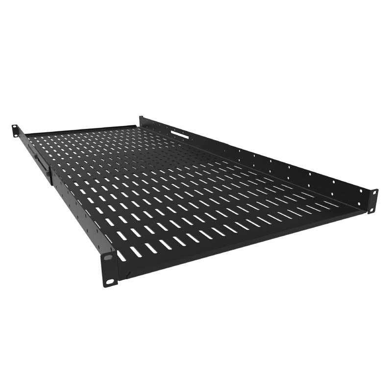 ADSV3642BK - RACKMOUNT SLIDING SHELF 1U 1.7(H X36-42IN(D) VENTED 19IN(W)