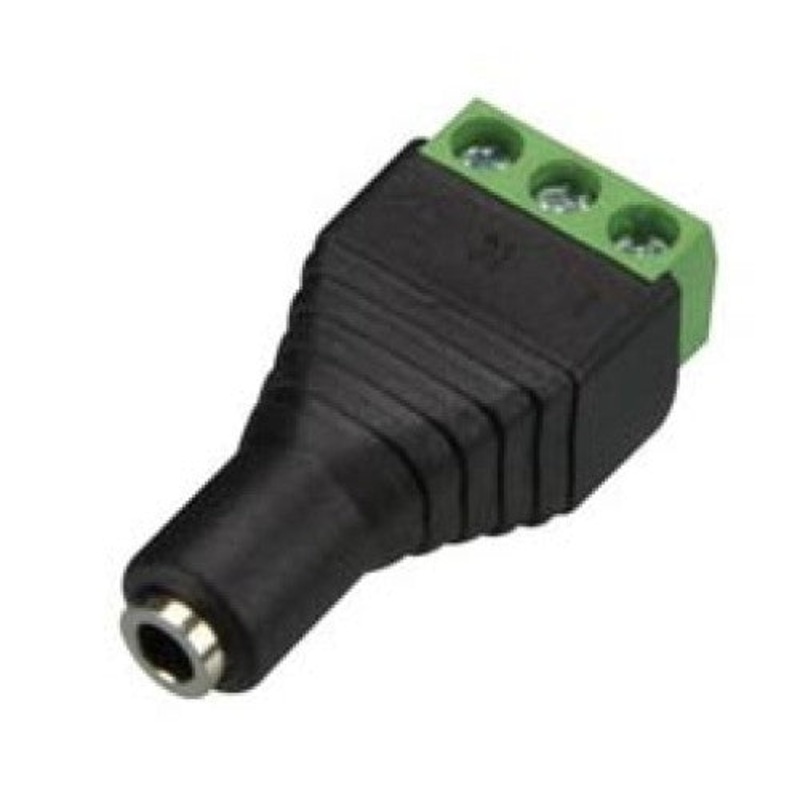 CD024 - AUDIO JACK 3.5 STEREO TO 3P SCREW TERMINAL