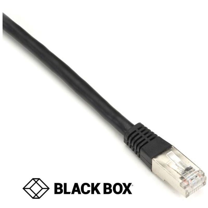 EVNSL0172BK-0007 - PATCH CORD CAT5E BLK 7FT SHIELD BOOT
