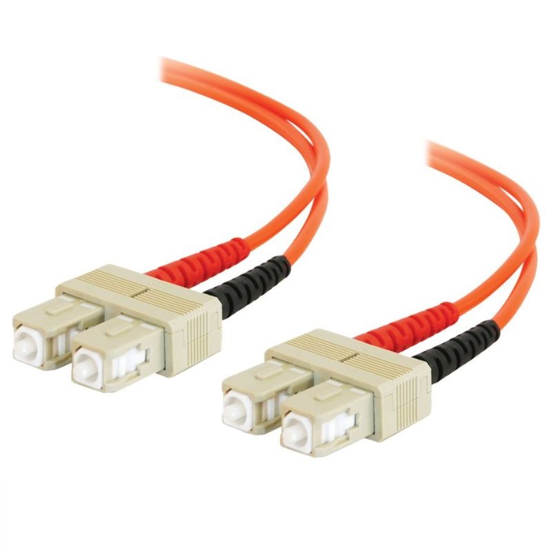 FO-CC5001 - FIBER OPTIC PATCH CORD SC-SC 1M DUPLEX MM 50/125UM OFNR ORG