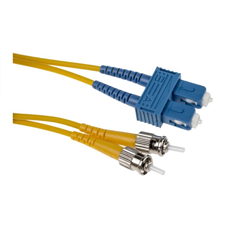 FS-CT025 - FIBER OPTIC PATCH CORD SC-ST 25M DUPLEX SM 9/125UM LSZH YEL